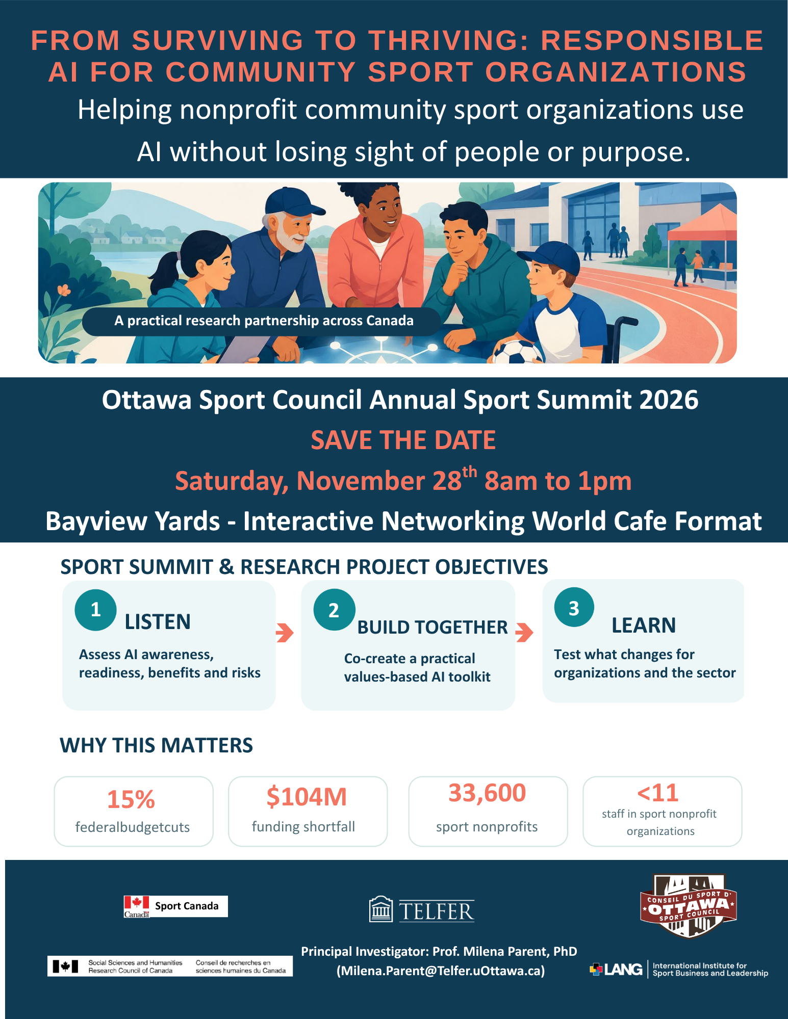 Registration Open for 2026 Ottawa Sport Summit on Saturday, November 28th